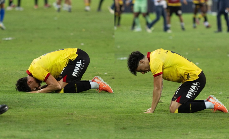 Joao Rojas volvió tras 486 días y se emocionó en el Clásico del Astillero
