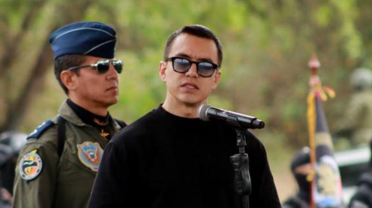 Noboa dice que detenidos en el paro nacional pertenecen a un grupo de crimen organizado