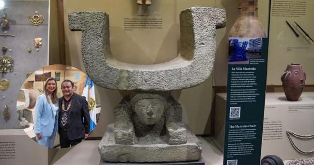 Silla Manteña recibe homenaje en Museo de Nueva York