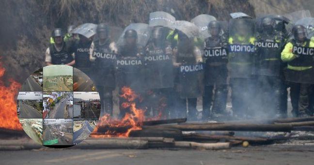 Cuarto día de paro nacional en Ecuador: vías cerradas y bloqueos se registran este jueves 25 de septiembre