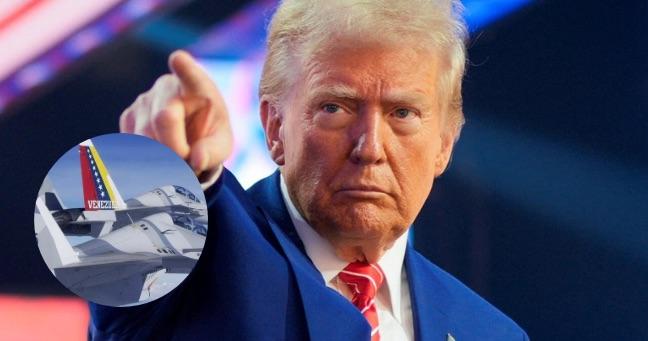 Trump advierte derribar aviones venezolanos si amenazan a militares de EE. UU.