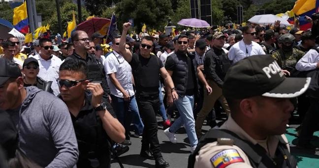 Daniel Noboa convoca nueva marcha ciudadana en Guayaquil: “por la paz y la justicia”