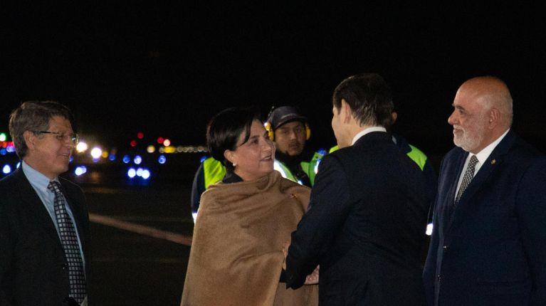 Marco Rubio ya está en Ecuador para reunirse este 4 de septiembre con Daniel Noboa