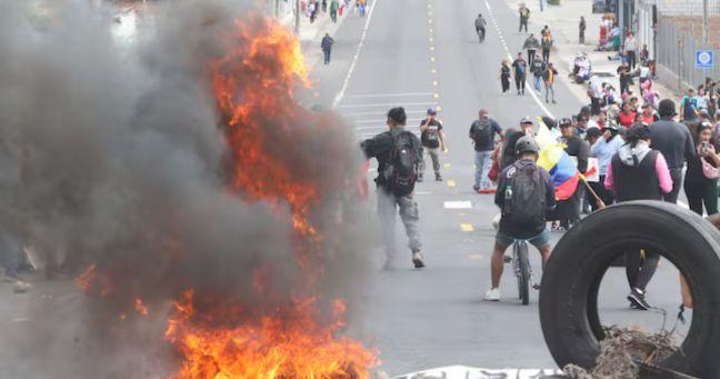 Doce días del paro nacional en Ecuador: cierres viales se mantienen este viernes, 3 de octubre