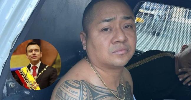 Daniel Noboa confirma la recaptura de alias ‘Fede’: cabecilla de Los Águilas estuvo prófugo más de tres meses