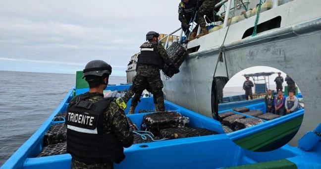 Ecuatorianos son detenidos en El Salvador con cocaína valorada en USD 44,8 millones