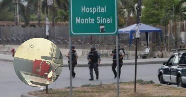 Balacera en hospital Monte Sinaí de Guayaquil: militares son atacados y zona es cercada