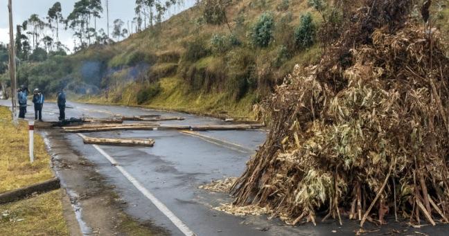 Onceavo día del paro nacional en Ecuador: vías cerradas y bloqueos este jueves, 2 de octubre
