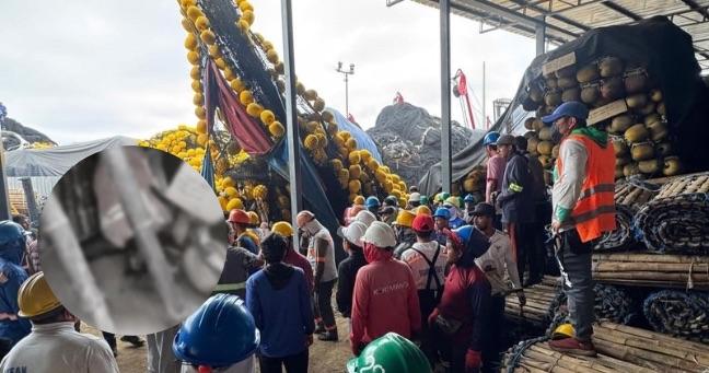 Accidente en Puerto de Manta deja un trabajador fallecido