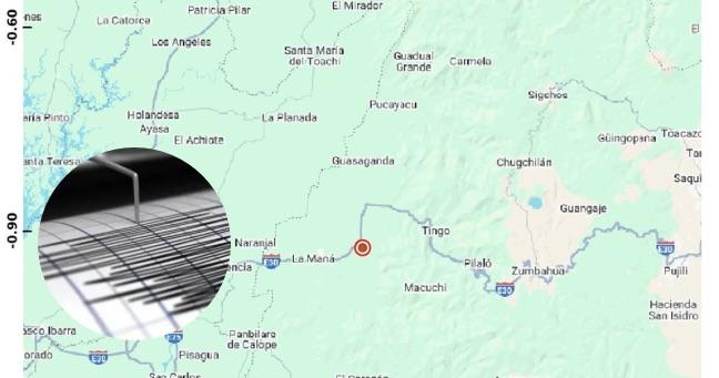 Nuevo sismo en Ecuador: movimiento telúrico de 2,7 este martes