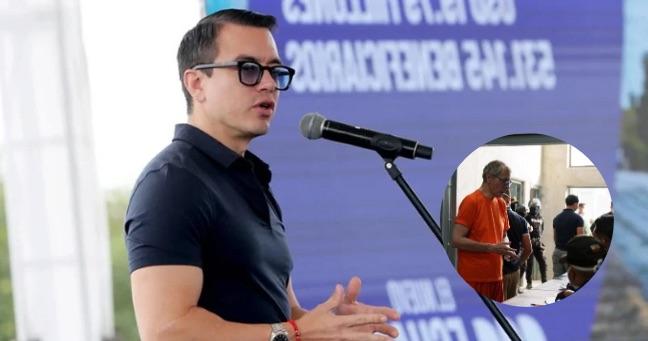 “Bienvenido al nuevo hogar”: Noboa difunde imágenes de Glas