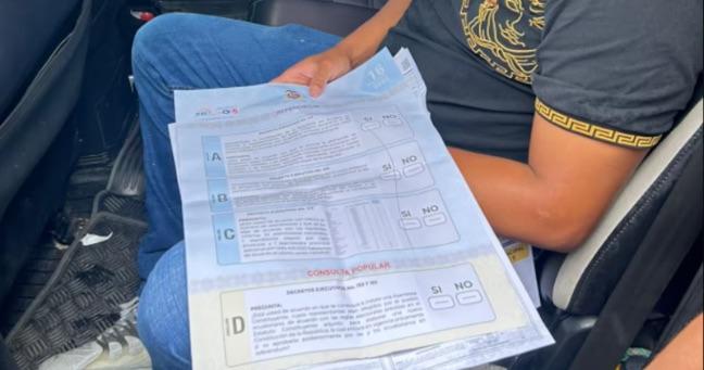 ¿Cuántos años enfrentaría vocal por marcar papeletas?