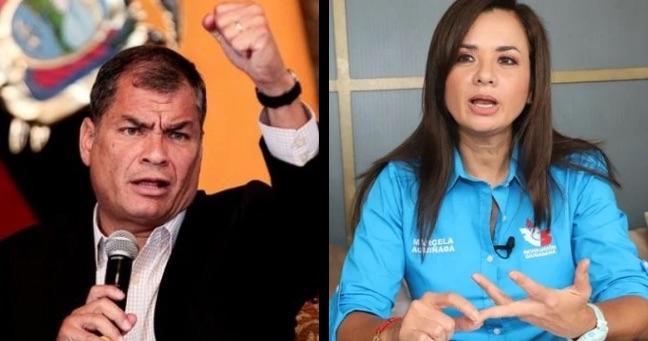 Rafael Correa arremete contra Marcela Aguiñaga: crisis interna en la Revolución Ciudadana se agudiza