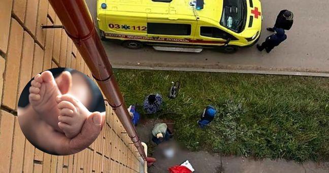Recién nacida muere tras caer del cuarto piso en Rusia