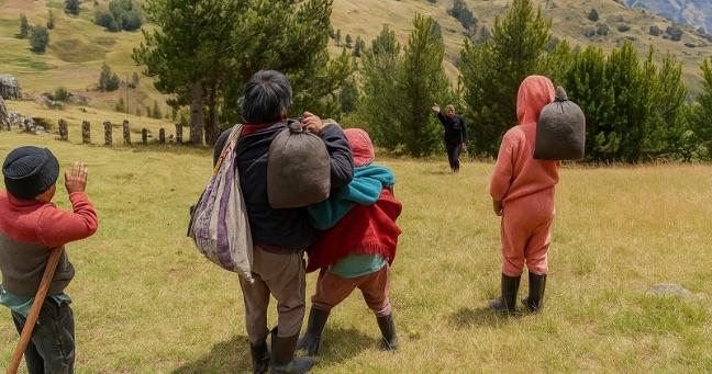 Cinco hermanos vivían solos en el páramo de Ecuador