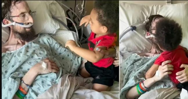 Así fue la devastadora despedida de un padre a su hijo antes de morir