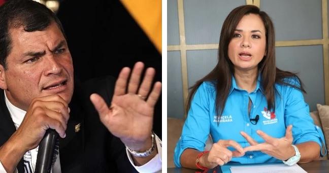 Nueva ruptura en la Revolución Ciudadana: Marcela Aguiñaga se despide entre lágrimas