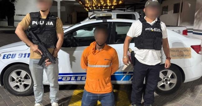 Capturan presunto extorsionador en Manta, Manabí, tras exigir $20.000
