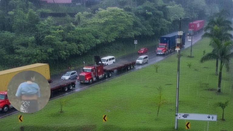 Un niño se salvó de morir tras bajarse del carro en que viajaba con sus padres: todo quedó grabado
