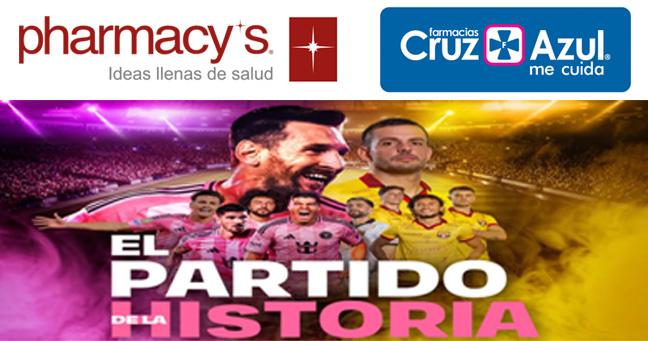Imagen de la noticia: Farmacias Cruz Azul y Pharmacy’s amplían puntos de venta de entradas para el “Partido de la Historia” en todo el país