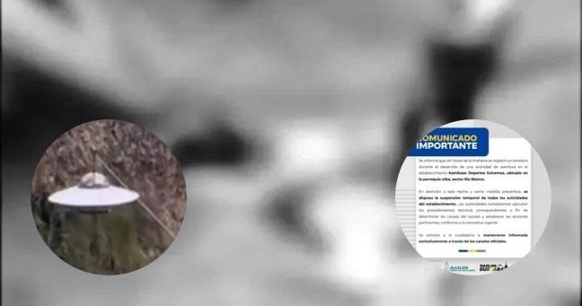 Tragedia en Baños de Agua Santa: “platillo volador” falla y mueren dos personas