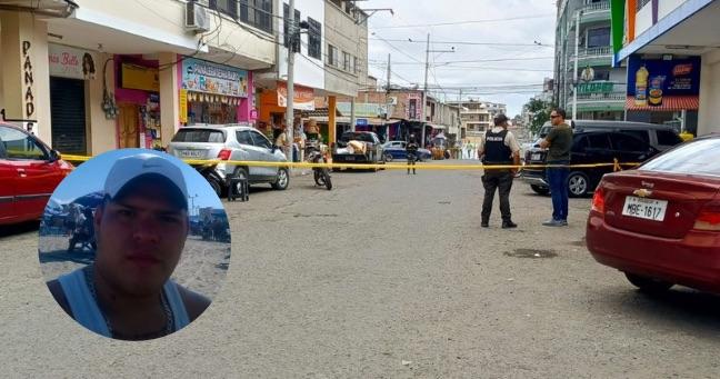 Ataque armado en zona comercial de Manta deja un comerciante muerto