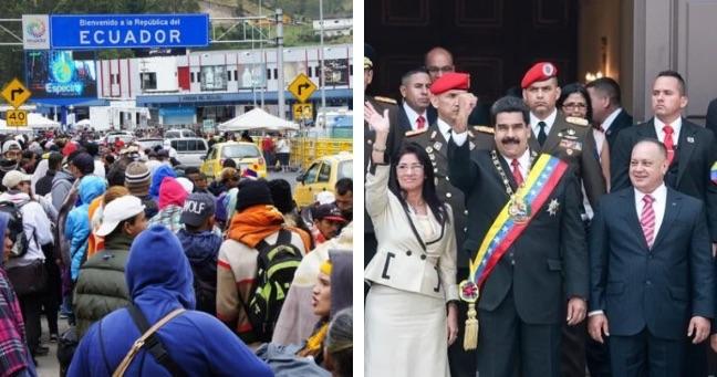 Ecuador prohíbe el ingreso de venezolanos ligados al régimen de Maduro
