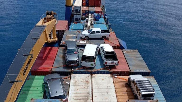 Imagen de la noticia: Contenedores cayeron al mar tras incidente de buque que navegaba hacia Galápagos