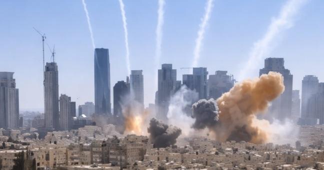 Israel bajo fuego: misiles iraníes impactan Tel Aviv y dejan heridos