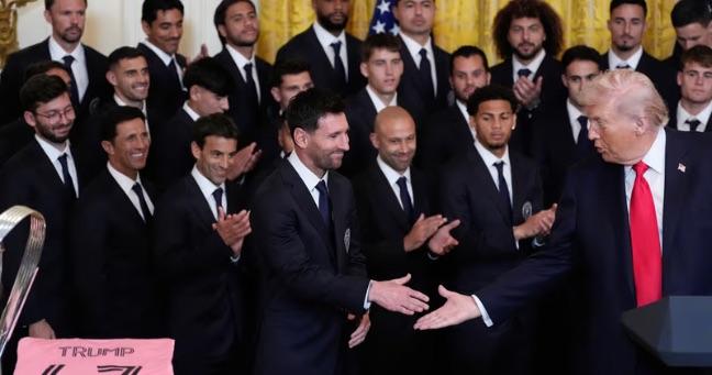 Messi visita la Casa Blanca tras título de Inter Miami