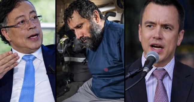 “Se reunió con miembros de la Revolución Ciudadana y algunos tienen nexos con Fito”: Noboa revela detalles sobre Petro