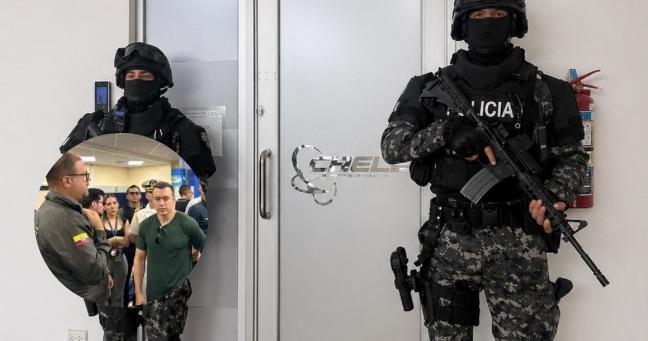 Allanan oficinas de CNEL en varias provincias de Ecuador