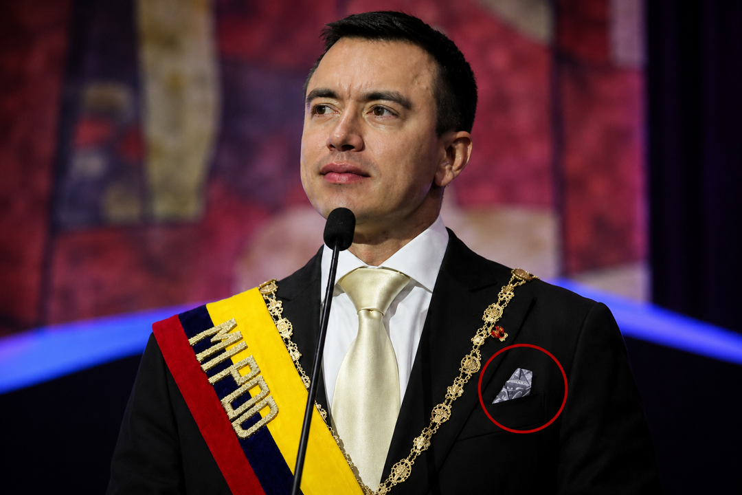 Imagen de la noticia: “Fin del misterio”: Lavinia Valbonesi aclara contenido de funda plástica en el traje de Daniel Noboa