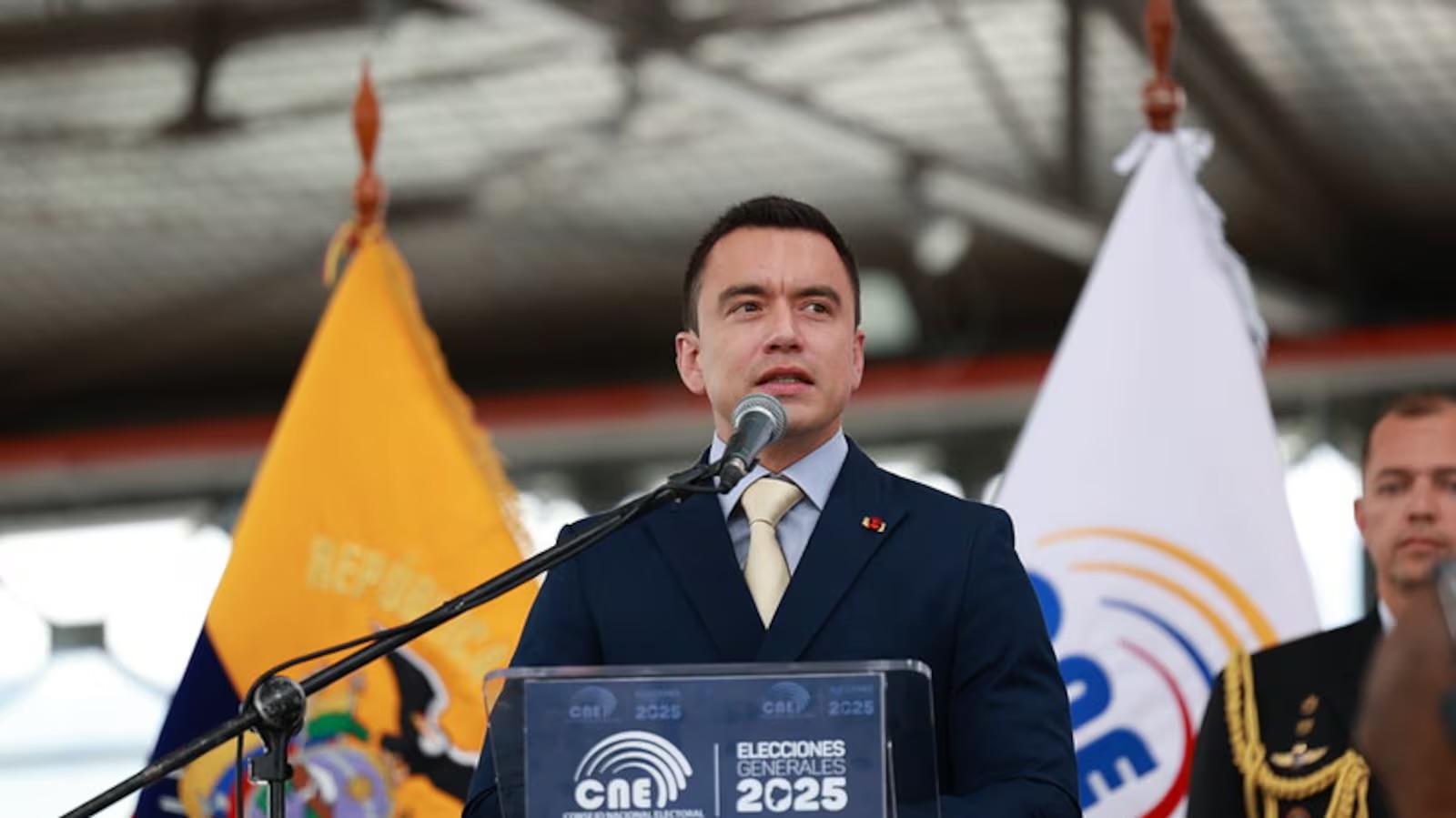 Daniel Noboa se prepara para dar su Informe a la Nación este domingo 24 de mayo