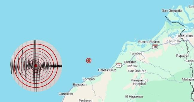 Sismo de 5,5 se siente en Ecuador desde Perú
