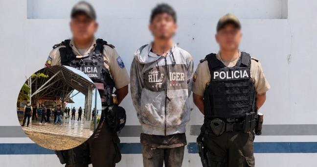 Capturan a presunto asesino tras ataque en el sector de Tarqui en Manta