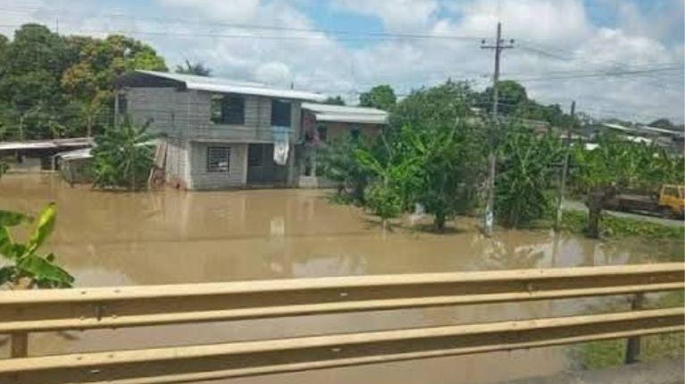 Desbordamiento de río y estero en Balzar afecta decenas de casas