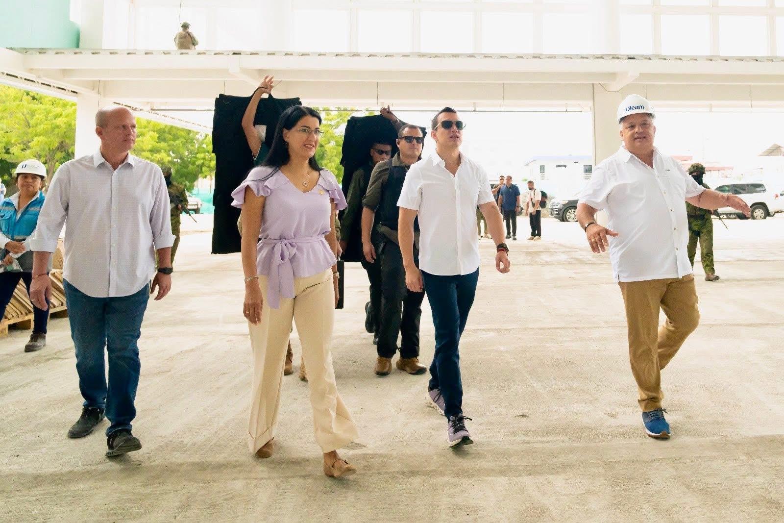 Daniel Noboa llega a Manta, Manabí: esto fue lo que dijo e hizo durante su visita
