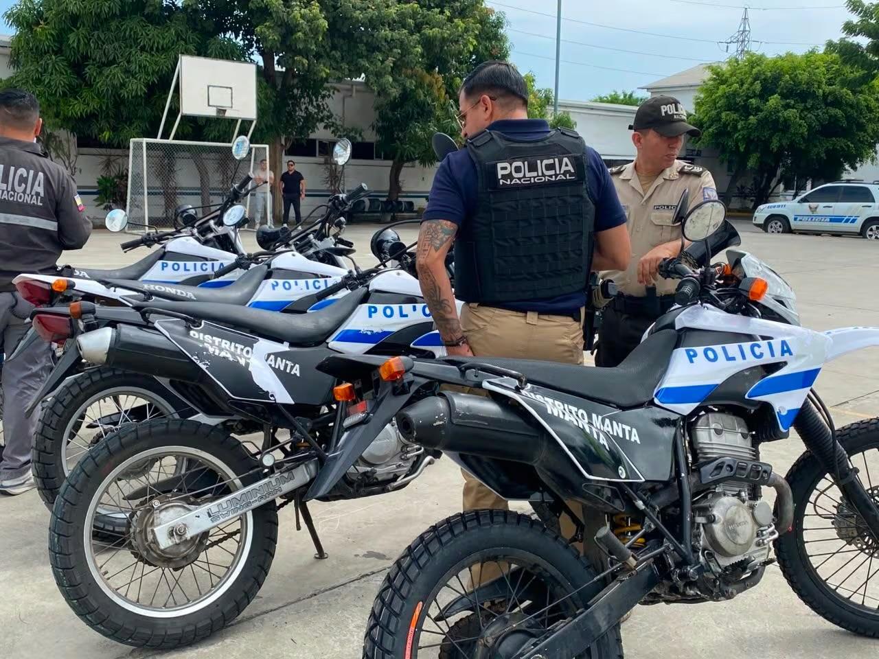Red alteraba motos para simular ser de la Policía en Manta