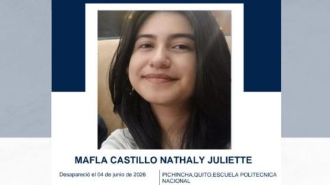 Imagen de la noticia: Angustia en Quito por la desaparición de Nathaly Mafla