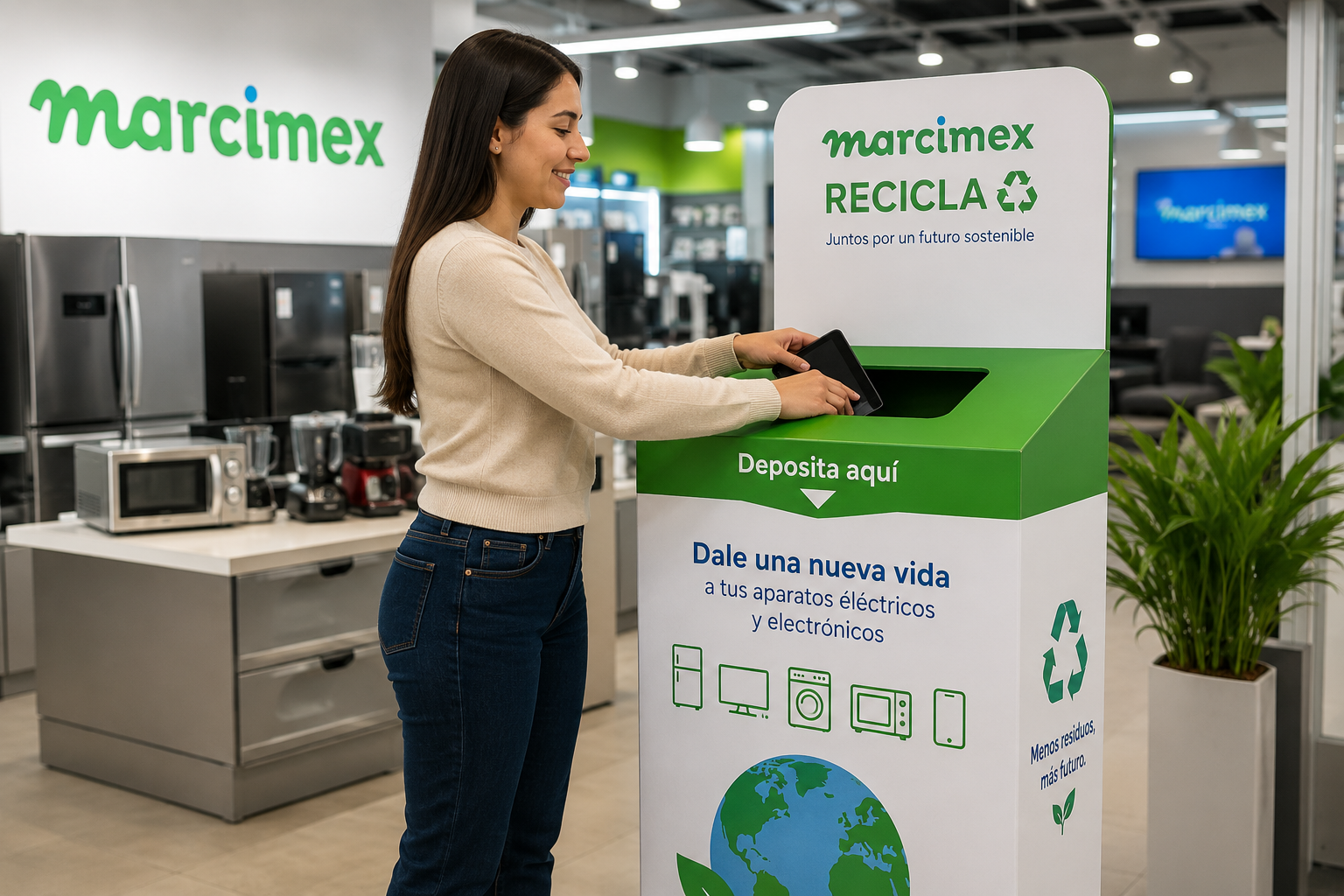 Marcimex avanza en economía circular con su programa de reciclaje electrónico
