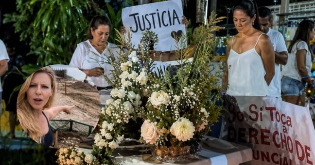 Caso Monika Silva: vigilia en Montañita exige respuestas sobre su muerte
