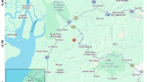 Temblor en Ecuador se registra este martes, 14 de julio