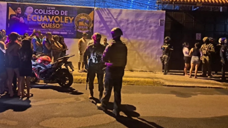 Imagen de la noticia: Ataque armado en Portoviejo: dos muertos y un herido en coliseo de ecuavóley