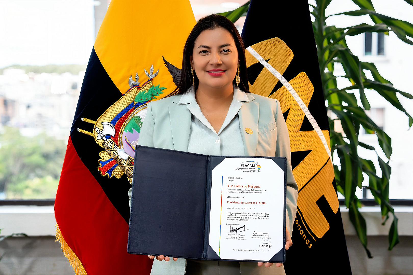 Yuri Colorado asume la Presidencia Ejecutiva de FLACMA: ¿qué significa para los 222 municipios de Ecuador?
