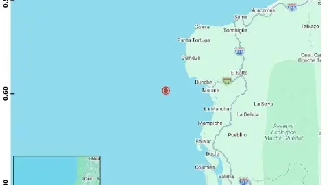 Temblor en Ecuador se registra este domingo , 6 de septiembre