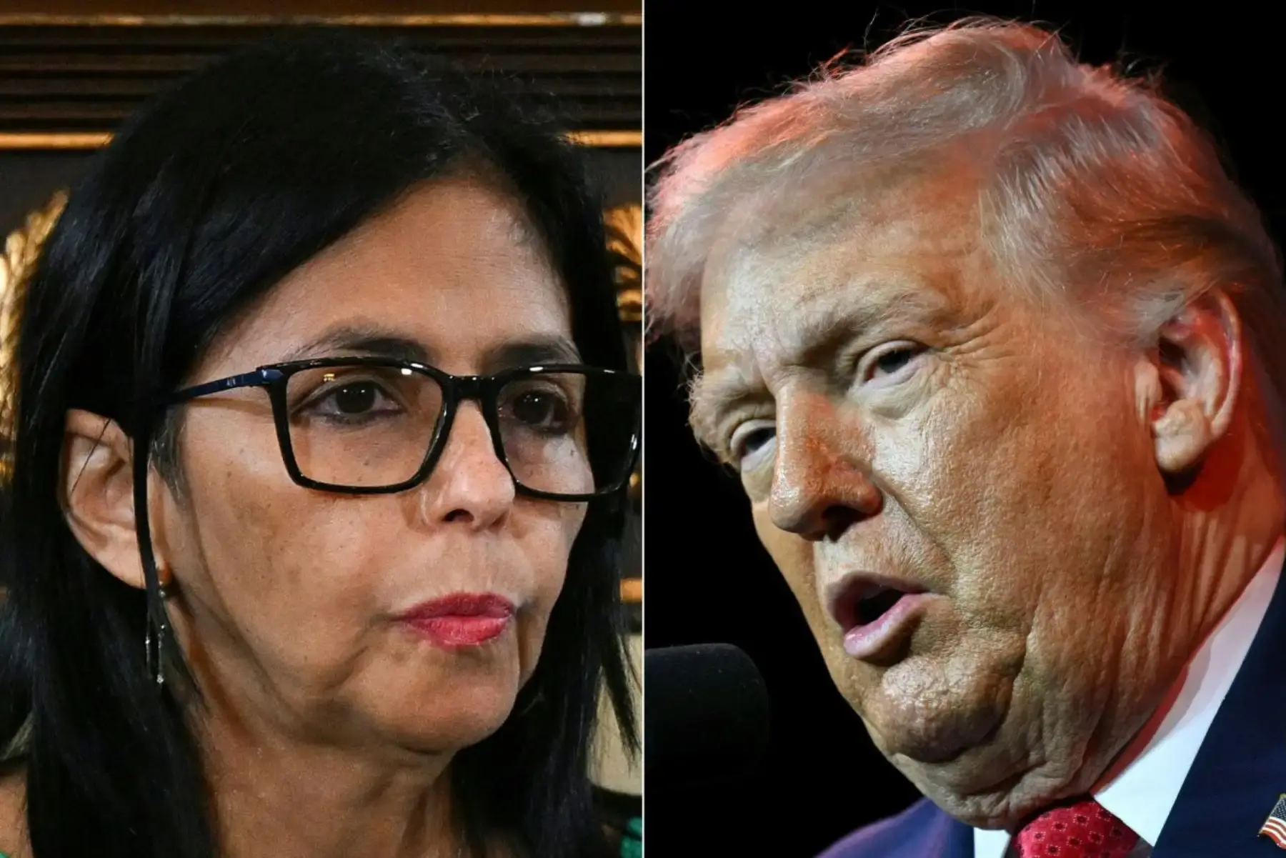 Trump y Delcy Rodríguez preparan su primer encuentro en la ONU: venezolanos en Miami expresan rechazo