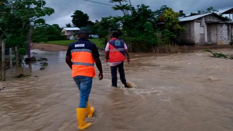 Alerta por incremento del caudal de ríos e intensas lluvias en varias provincias del Ecuador este jueves 24 de septiembre