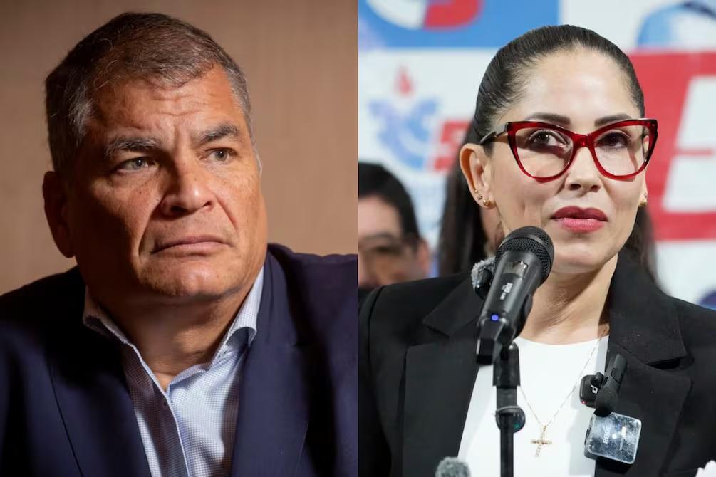 Rafael Correa denuncia la presunta detención de Luisa González
