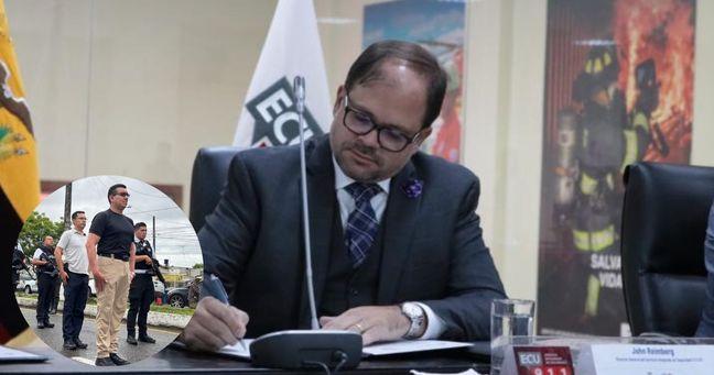 Nuevo Ministro del Interior en Ecuador: John Reimberg Oviedo asume el cargo tras sorpresiva renuncia